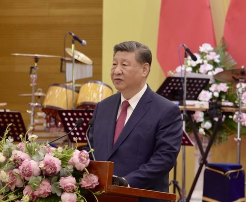 组图：越南领导人为中共中央总书记、国家主席习近平举行隆重欢迎宴会 - ảnh 2