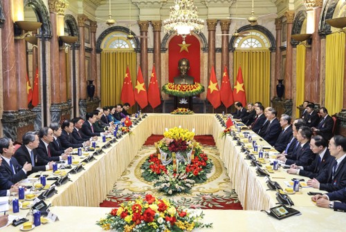 梁强与中共中央总书记、中国国家主席习近平举行会谈 - ảnh 1