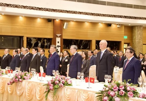 组图：越南领导人为中共中央总书记、国家主席习近平举行隆重欢迎宴会 - ảnh 3