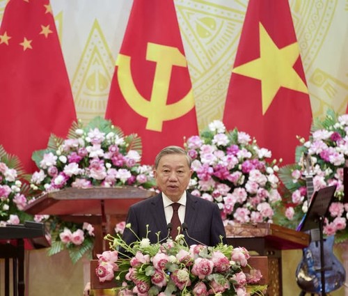 组图：越南领导人为中共中央总书记、国家主席习近平举行隆重欢迎宴会 - ảnh 1