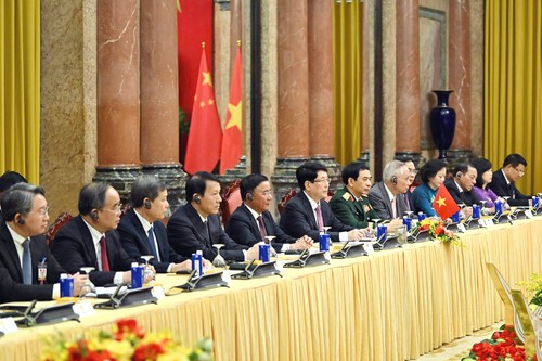 梁强与中共中央总书记、中国国家主席习近平举行会谈 - ảnh 2