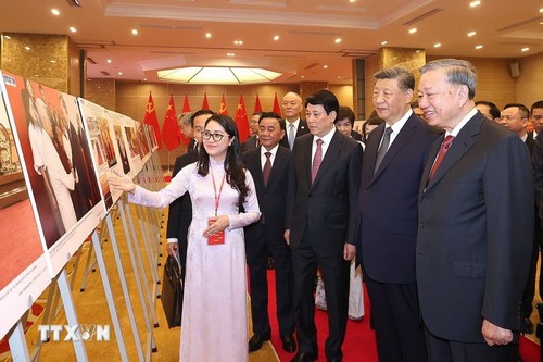 越中两国领导人出席越中人民联欢活动 - ảnh 2