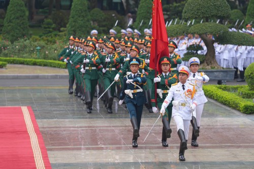 组图：范明政主持仪式欢迎日本首相访越 - ảnh 3