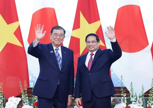 组图：范明政主持仪式欢迎日本首相访越 - ảnh 5