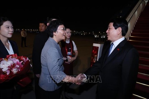 梁强抵达北京出席世界反法西斯战争胜利80周年纪念活动 - ảnh 2