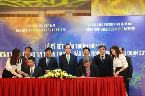 Signature d’un document de coopération entre VTC et DEP - ảnh 1