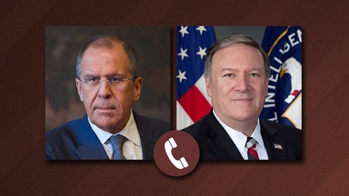 Lavrov et Pompeo discutent par téléphone du prochain sommet bilatéral - ảnh 1