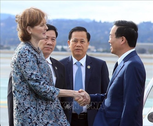 Le président Vo Van Thuong à San Francisco - ảnh 1