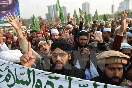 Demonstrationen in Südasien gegen Satirezeitung “Charlie Hebdo” - ảnh 1