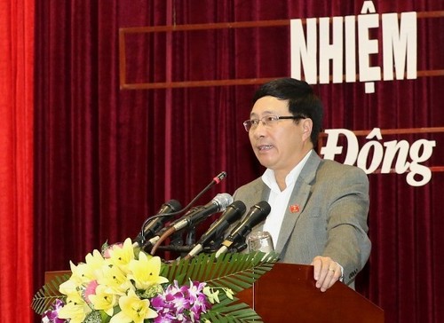 Vize-Premierminister Pham Binh Minh trifft Wähler der Provinz Quang Ninh - ảnh 1