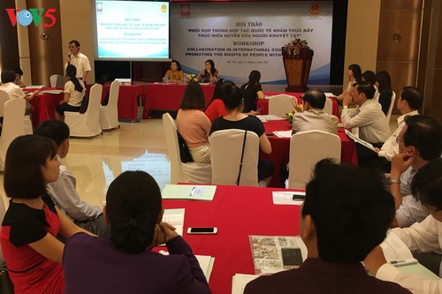 Internationale Zusammenarbeit zur Förderung der Rechte von Menschen mit Behinderungen - ảnh 1