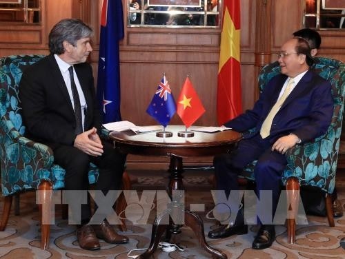 Premierminister Nguyen Xuan Phuc trifft Neuseelands Unternehmer - ảnh 1