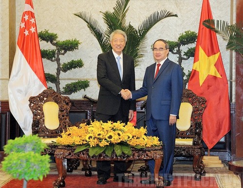 Aktivitäten des singapurischen Vizepremierministers Teo Chee Hean in Ho Chi Minh Stadt - ảnh 1