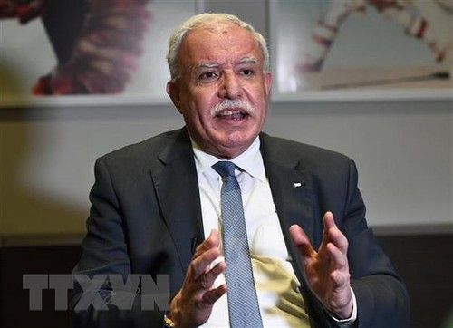 Palästina will mit EU über US-Friedensplan für den Nahen Osten teden - ảnh 1