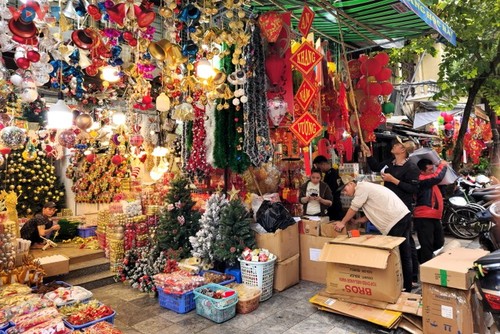 Weihnachtsstimmung in Hanoi - ảnh 6