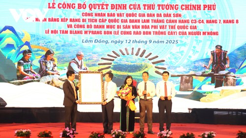 Lam Dong ehrt zahlreiche nationale Kulturschätze und Erbestätten - ảnh 1