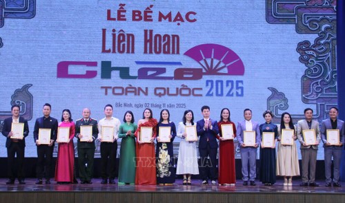 Preisverleihung des nationales Cheo-Festivals 2025 - ảnh 1