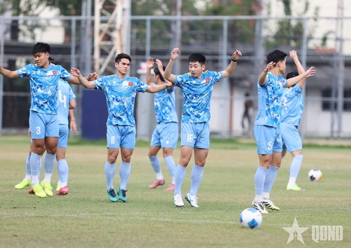 SEA Games 33: Vietnams U22-Fußballmannschaft ist entschlossen, Malaysia zu besiegen - ảnh 1