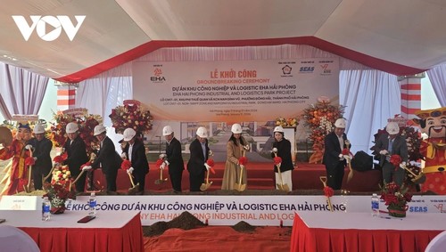 Spatenstich für das fast 35 Millionen US-Dollar schwere Logistikprojekt in Hai Phong - ảnh 1