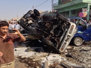 Zahlreiche Menschen bei Selbstmordanschlägen im Irak getötet - ảnh 1