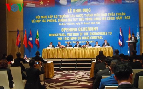 Länder der Mekong-Subregion arbeiten in der Drogen-Bekämpfung zusammen - ảnh 1