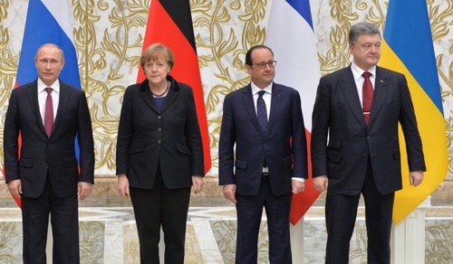 Normandie-Gruppe unterstützt Waffenruhe in Ostukraine - ảnh 1