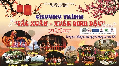 Kontum öffnet das Frühlingsfest 2017 - ảnh 1
