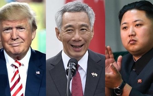 Singapurs Premierminister trifft Staatschefs Nordkoreas und der USA vor dem Gipfel beider Länder - ảnh 1