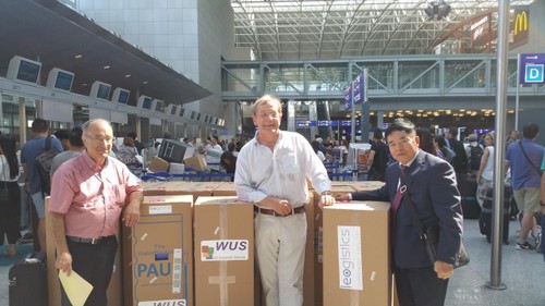 Deutscher WUS hilft vietnamesischen Flutopfern mit 20 Wasserfiltern PAUL - ảnh 1