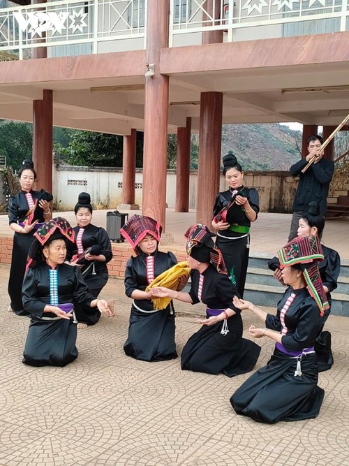 Die Volksgruppe der Thai im Dorf Hin bewahrt die Kulturwerte  - ảnh 2