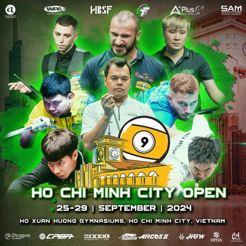 9-Ball-Poolbillard Ho Chi Minh City Open 2024 - ảnh 1