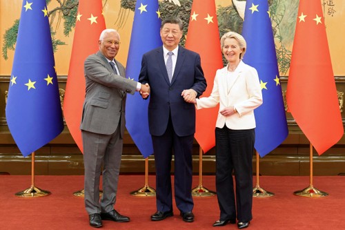 China und EU wollen Multilateralismus fördern - ảnh 1