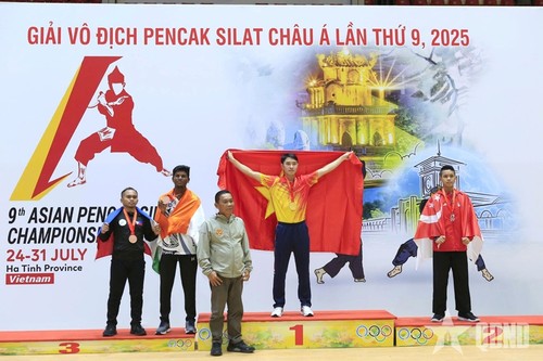 Vietnam führt die Asienmeisterschaft im Pencak Silat 2025 an  - ảnh 1