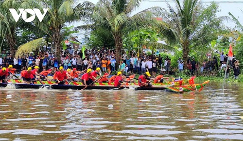 Mini-Ngo-Bootsrennen zum Sene-Dolta-Fest in Can Tho - ảnh 1