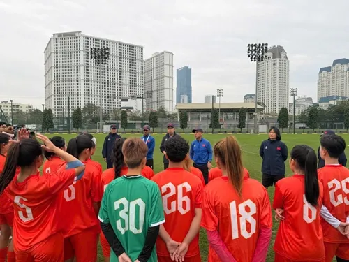 Vietnams U20-Fußballerinnen trainieren in China - ảnh 1