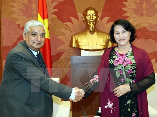 Wakil Ketua MN Vietnam, Nguyen Thi Kim Ngan menerima delegasi Badan Auditor Nepal - ảnh 1