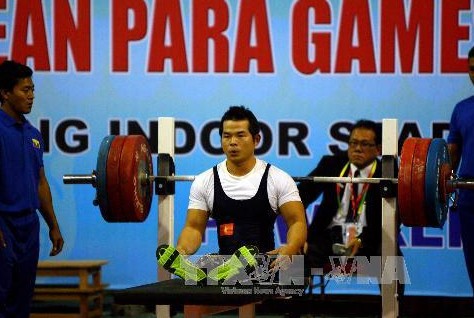 Vietnam memecahkan dua rekor Asia Tenggara di ASEAN Para Games 8 - ảnh 1