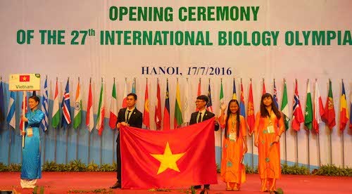 Pembukaan Olympiade Biologi Internasional ke-27 - ảnh 1