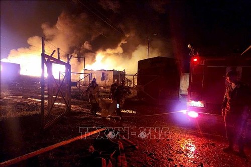 Ledakan Gudang Bahan Bakar di Nagorny-Karabakh - ảnh 1