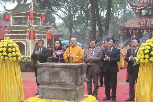 Con Son-Kiep Bac spring festival 2019 celebrates bell casting - ảnh 1