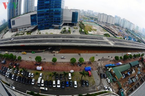 Первая в Ханое надземная скоростная дорога - ảnh 6