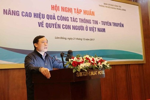 Nâng cao hiệu quả công tác thông tin về quyền con người - ảnh 2