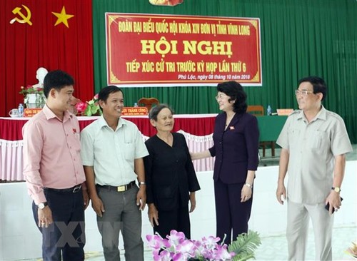 Đoàn đại biểu Quốc hội các địa phương ghi nhận ý kiến cử tri - ảnh 1