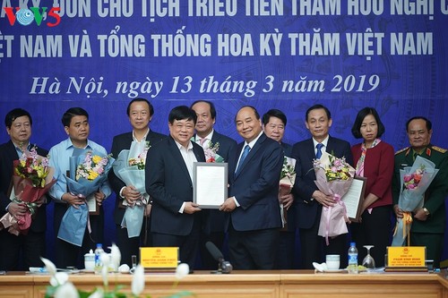 Thủ tướng Nguyễn Xuân Phúc chủ trì hội nghị tổng kết công tác tổ chức Hội nghị thượng đỉnh Triều Tiên - Hoa Kỳ - ảnh 3