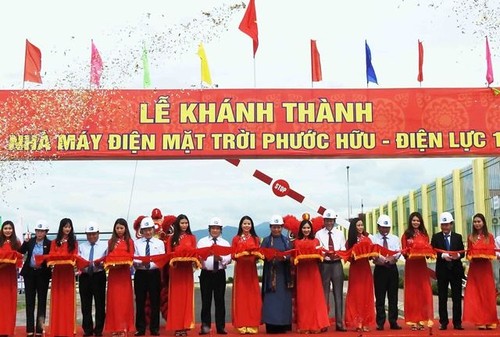 Khánh thành nhà máy Điện mặt trời Phước Hữu - ảnh 1