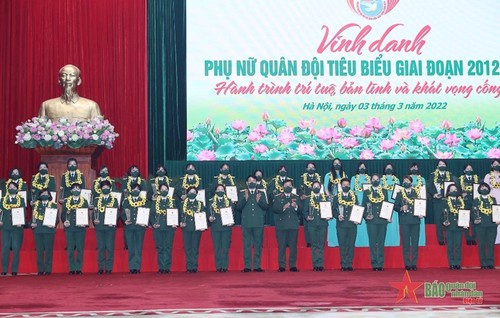 Vinh danh Phụ nữ Quân đội tiêu biểu 2012-2022 - ảnh 1