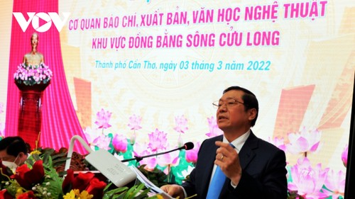 Tiếp tục tạo điều kiện thuận lợi cho báo chí, xuất bản và văn học nghệ thuật khu vực Đồng bằng sông Cửu Long phát triển - ảnh 1