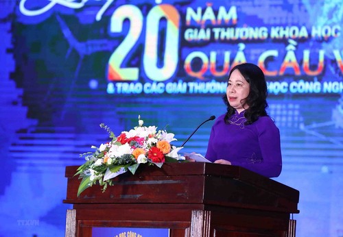 Lễ Kỷ niệm 20 năm giải thưởng khoa học công nghệ Quả Cầu Vàng - ảnh 1