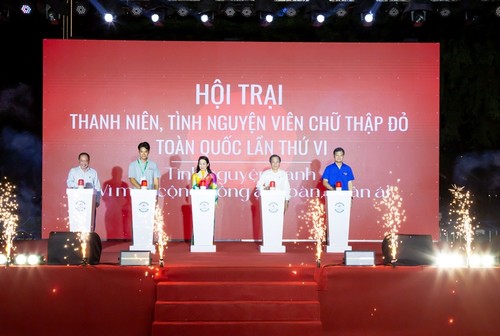 Khai mạc Hội trại thanh niên, tình nguyện viên Chữ thập đỏ toàn quốc - ảnh 1