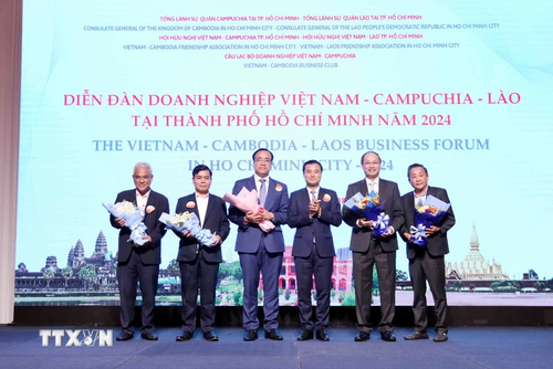 Doanh nghiệp Việt Nam - Campuchia - Lào tăng cường hợp tác cùng phát triển   - ảnh 1